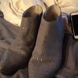 Free people aquarian studded leather booties 41 11